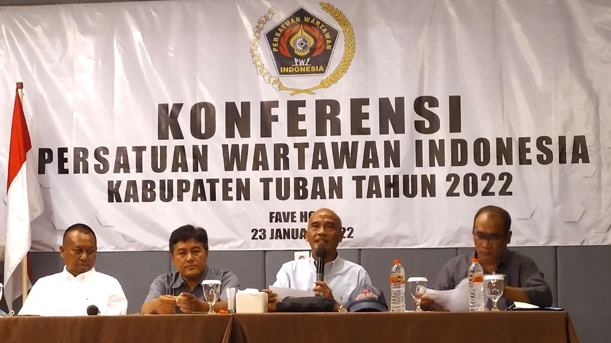 Terpilih Pimpin PWI Tuban 2022-2025 dalam Konferensi Ke-3, Ini Pesan Suwandi
