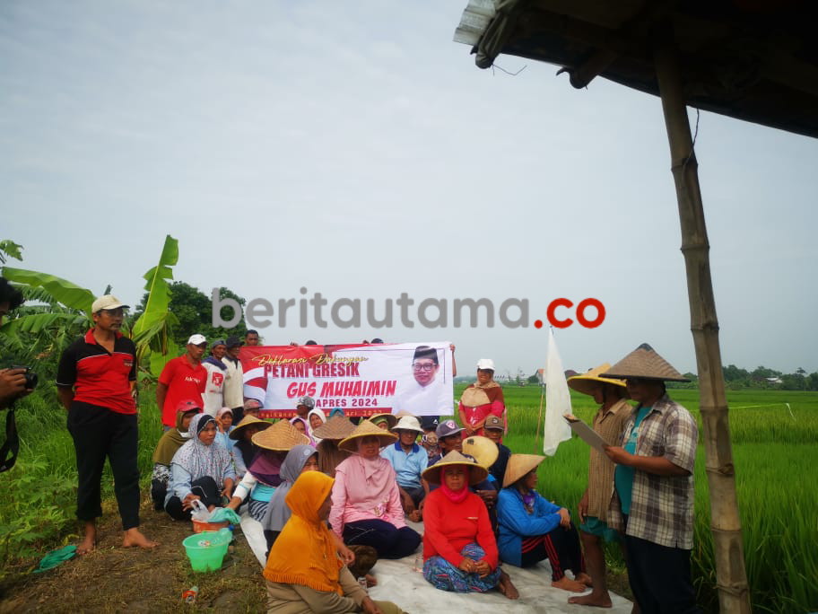 Petani di Wringinanom Gresik Deklarasikan Dukung Gus Muhaimin Maju Capres 2024