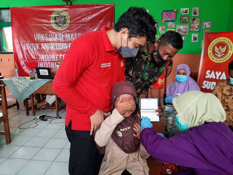 Gandeng Dinkes, Binda Jatim Bojonegoro Terus Genjot Vaksinasi Anak
