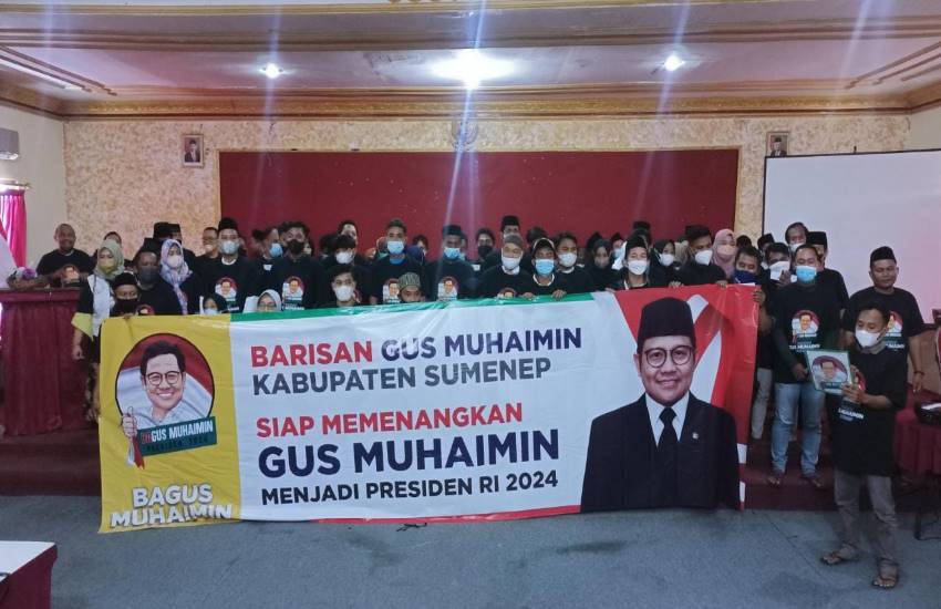 Gelar Deklarasi, Bagus Muhaimin di Sumenep Siap Menangkan Cak Imin di Pilpres 2024