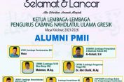 Ini Deretan Alumni PMII yang Mengisi Struktural Penting di PCNU Gresik