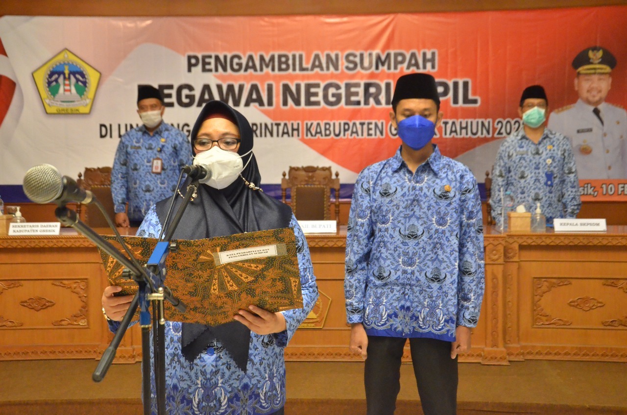 Lantik 94 PNS, Ini yang Disampaikan Bu Min