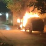 Diparkir di Pinggir Jalan, Dua Mobil di Sumenep Terbakar