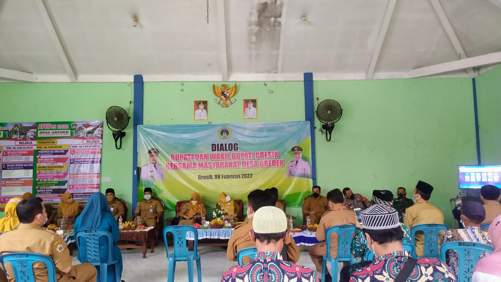 Ngantor di Desa Gredek, Wabup Gresik Sinkronkan Program Pemerintah