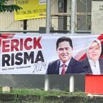 Dinilai Cek Ombak, Banner Konco Erick dan Risma Bertebaran di Surabaya