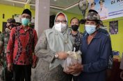 Masyarakat Korban Banjir Desa Cermen Antusias Operasi Pasar Migor Murah