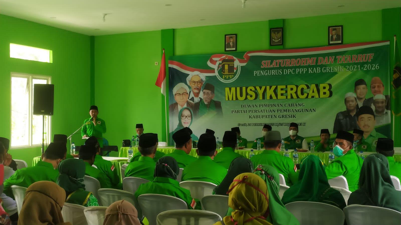 Beberapa Kali Tertunda, Akhirnya PPP Gresik Bisa Laksanakan Musykercab