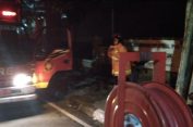 Kali Ketiga, Eks Bangunan PN Gresik Terbakar
