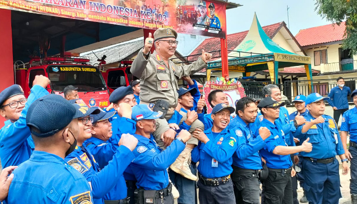 HUT Ke-103 Damkar, Plt. Kasatpol PP Sumenep: Utamakan Melayani Masyarakat