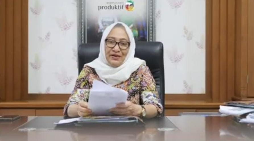 Hadir Virtual di Kongres BEM PTNU Nusantara, Bupati Bojonegoro Ajak Mahasiswa Kembangkan Inovasi