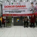 Gandeng PMI, Polres Bojonegoro Gelar Donor Darah