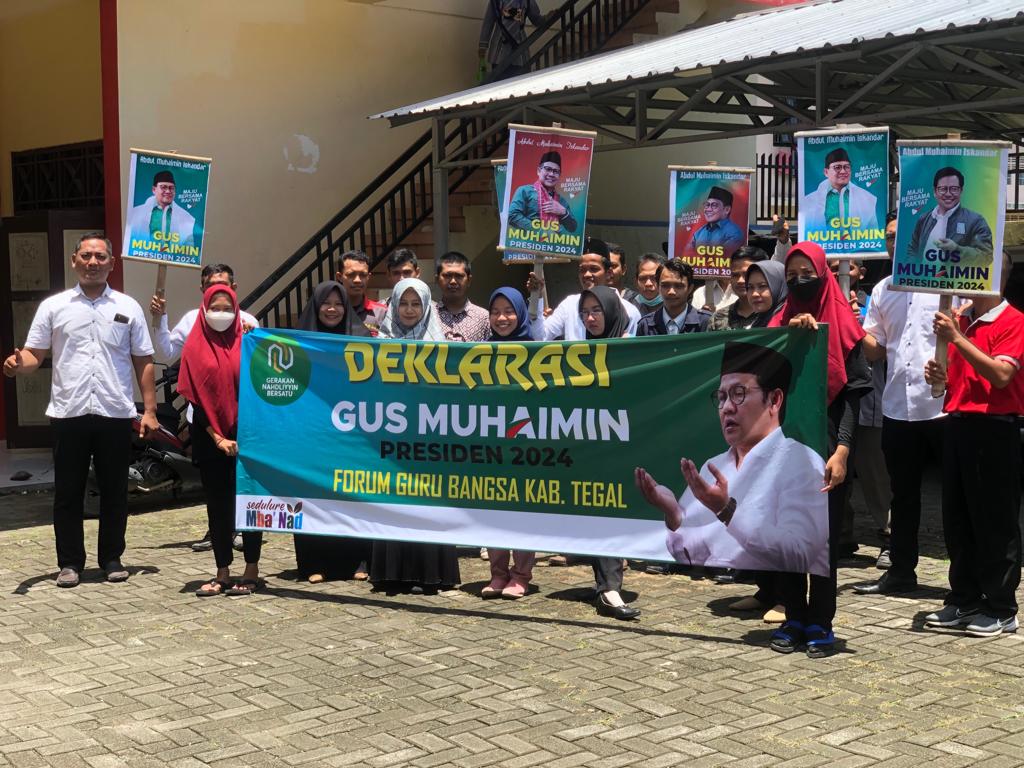 Dinilai Cocok, Forum Guru Bangsa Tegal Deklarasi Gus Muhaimin Presiden 2024