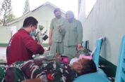 Dukung Pelayanan Kesehatan, Dandim 0813/Bojonegoro dan Anggota Ikuti Donor Darah