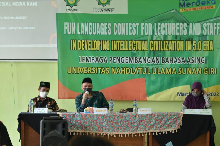 Lembaga Pengembangan Bahasa Asing Unugiri Bojonegoro Gelar Fun Language Contest