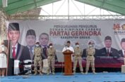 Kukuhkan Pengurus Gerindra di Tempat Me-Wah, Bukti Konsistensi Partainya Rakyat Kecil