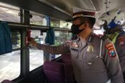 Jelang Mudik Lebaran, Satlantas dan Dishub Bojonegoro Gelar Pemeriksaan Angkutan Massal