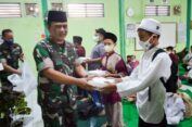 Kodim 0813/Bojonegoro Gelar Buka Puasa Bersama Ratusan Siswa SDI Luqman Al-Hakim
