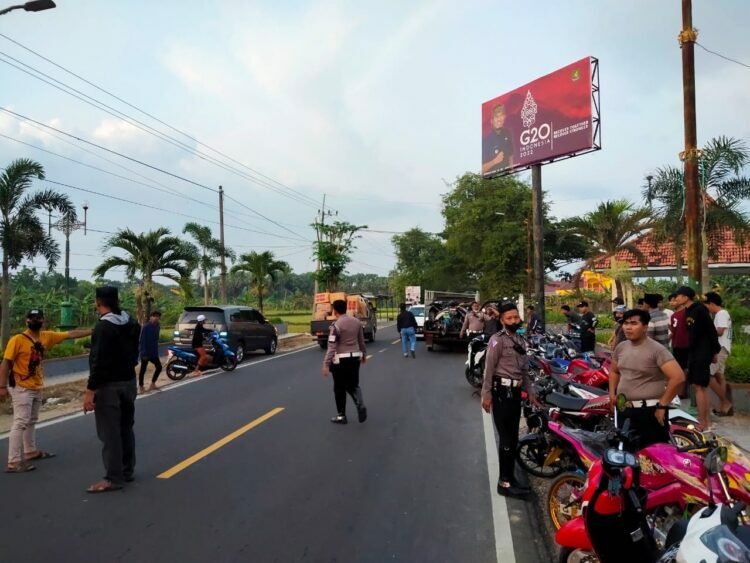 Bubarkan Aksi Balap Liar, Polres Sumenep Amankan 31 Motor