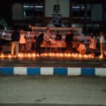 Kembali Kepung Kantor DPRD Sumenep, BEMSU Gelar Aksi Bakar Lilin