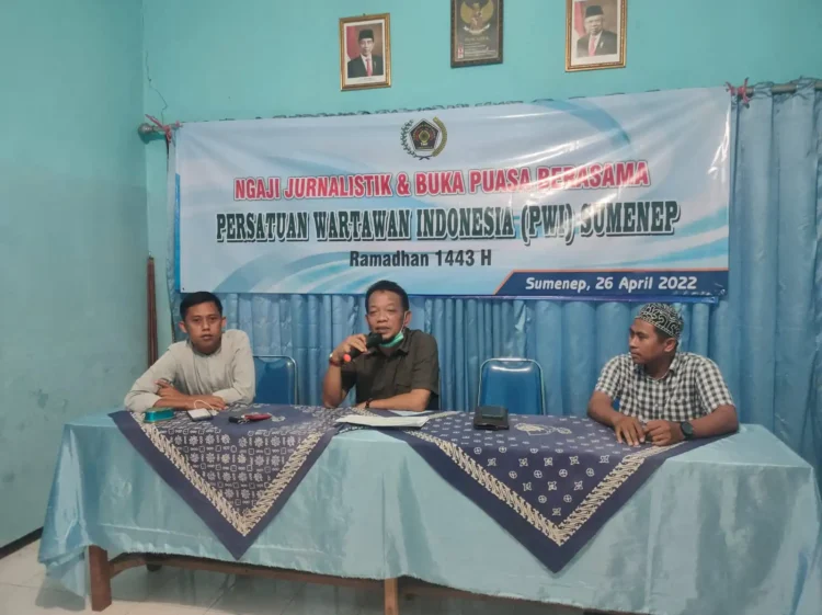 Tingkatkan Potensi Keilmuan Wartawan, PWI Sumenep Ngaji Jurnalistik