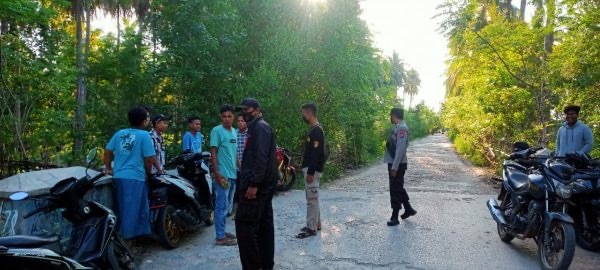 Antisipasi Balap Liar, Polsek Kangayan Sumenep Gelar PAM