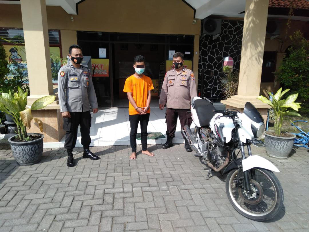 Ngiler Motor Tiger, Pemuda Kembangan Gresik Nekad Embat di Kosan