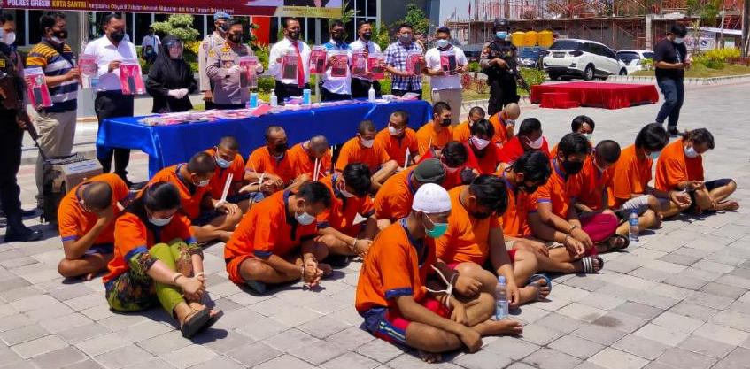 Dua Kecamatan  di Gresik Ditetapkan Zona Merah Rawan Peredaran Narkoba