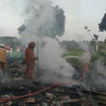 Diduga Korsleting Listrik, Rumah Singgah Perhutani Bojonegoro Ludes Terbakar