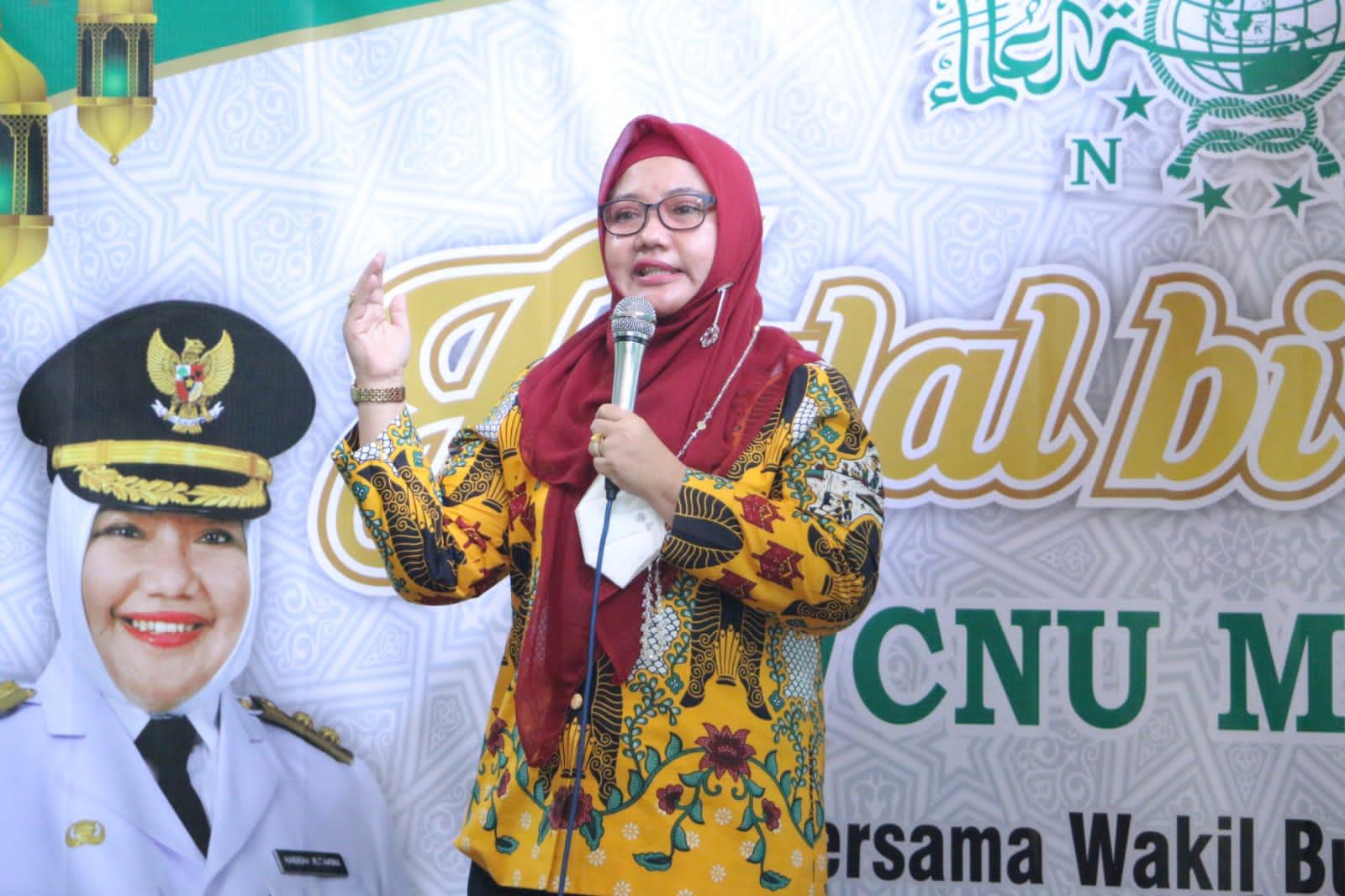 Wabup Bu Min Akui Kerjasama NU- Pemkab Gresik Sangat Penting