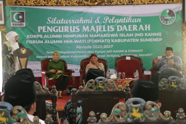 Hadiri Pelantikan MD KAHMI dan FORHATI Sumenep, Menko PMK  RI Pesan Ini