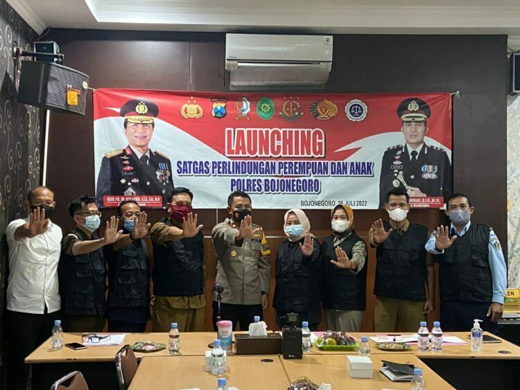 Cegah Kekerasaan Seksual Perempuan dan Anak, Polres Bojonegoro Luncurkan Satgas PPA