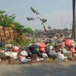 Warga Desa Lain Buang Seenaknya, Sampah di TPS Desa Bulurejo Meluber ke Jalan