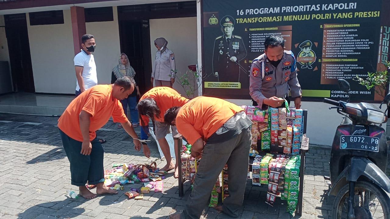Polsek Driyorejo Ringkus Komplotan Pembobol Warkop