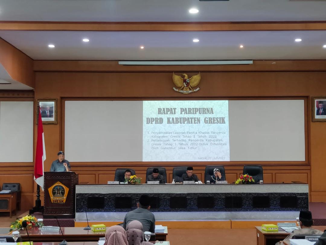 DPRD Gresik Sepakat 6 Buah Ranperda Diajukan Fasilitasi ke Gubernur