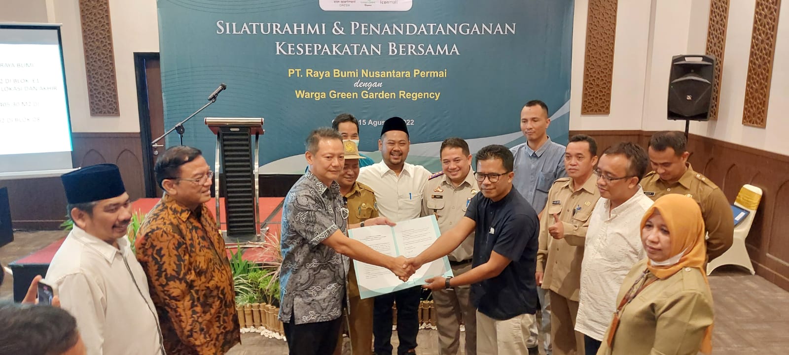 Pengembang Perumahan Green Garden Sepakat Perluas Lahan Masjid, Bupati Gus Yani Usul Namai Mukthar Djamil