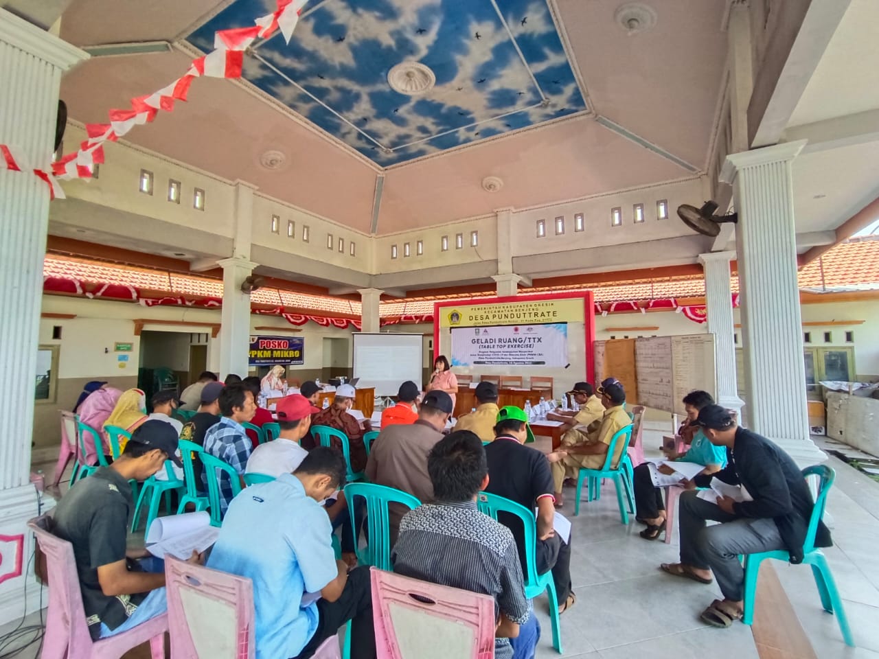 LPBI NU Gresik Gelar Gladi Ruang SOP Tanggap Bencana