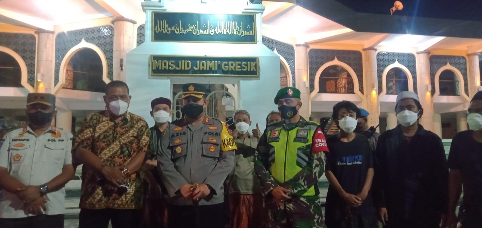 Jaga Kondusifitas Gresik, Tiga Pilar Kompak Patroli Bersama