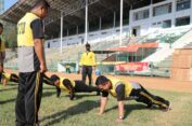 Seluruh Polres Gresik Jalani Tes Kesamaptaan Jasmani Berkala Periode  II 2022