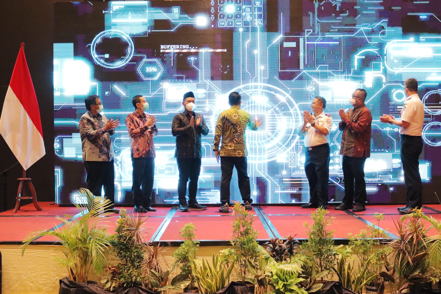 Jelang Operasional BRT Trans Jatim Koridor I, Launching Aplikasi Trans Jatim -Ajaib