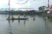 Sempat Terhenti Imbas Covid-19, Lomba Dayung Perahu di Waduk Gredek Berlangsung Semarak
