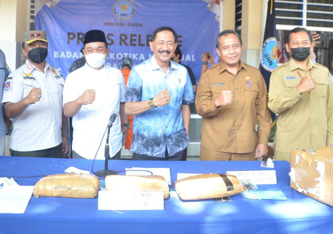 BNNK Gresik Selamatkan 30 Ribu Orang dari Bahaya Ganja