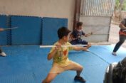 Jelang Kejurprov, Atlet Wushu Gresik Digenjot Latihan