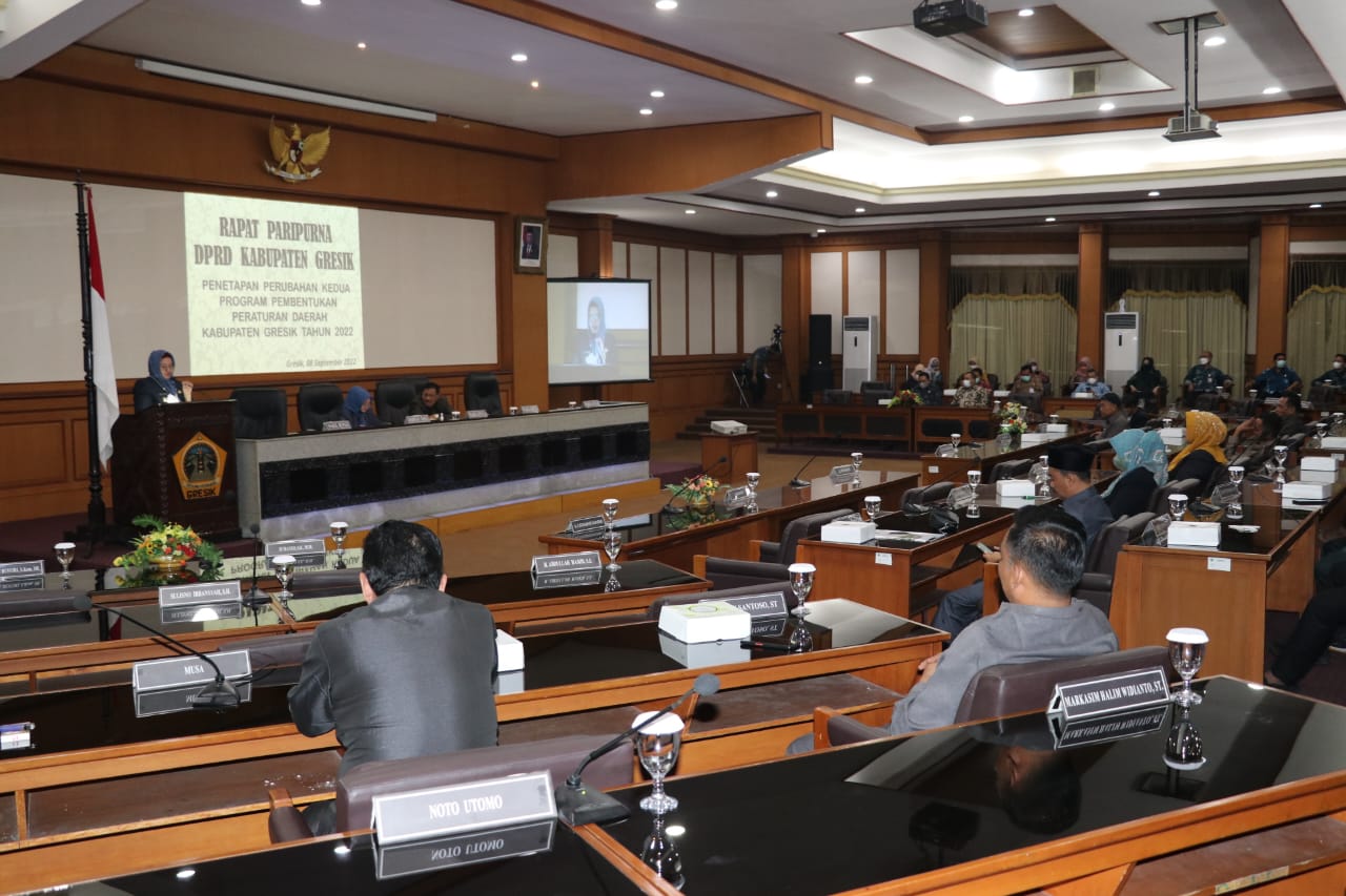DPRD- Pemkab Gresik Sepakat Coret 6 Ranperda di Propemperda 2022, Ubah 3 Judul Ranperda
