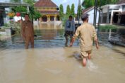 Kali Lamong Meluap, 3 Desa di Kecamatan Balongpanggang Gresik Mulai Terendam Banjir
