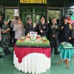 Jaga Soliditas dan Kekompakan, Polres Bojonegoro Turut Meriahkan HUT TNI ke – 77
