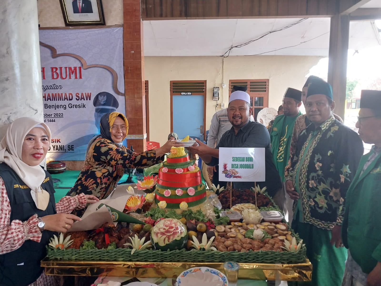 Sedekah Bumi Desa Jogodalu Dibarengkan Peringatan Maulid Nabi