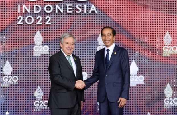 KTT G20 Dimulai, Presiden Jokowi Sambut para Pemimpin di Apurva Kempinski Bali