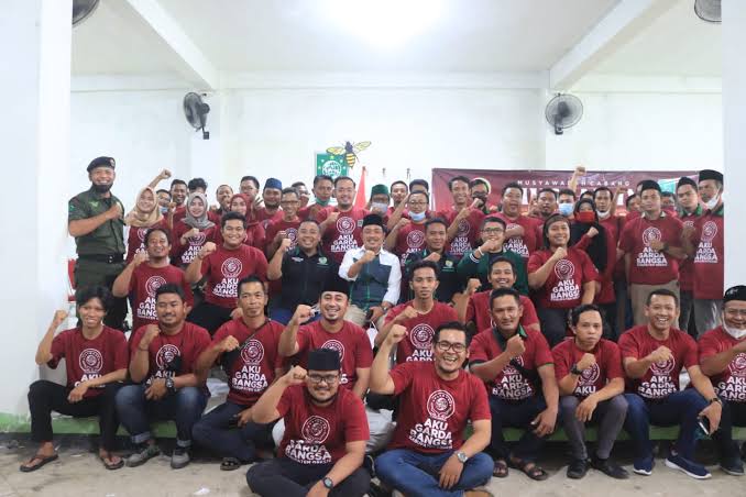 Ratusan Kader Garda Bangsa Gresik Siap Hijaukan Apel dan Sumpah Setia di Ngawi