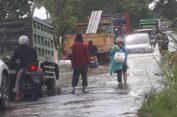 Banjir Luapan Kali Lamong, Rendam 50 Rumah Warga di Cerme