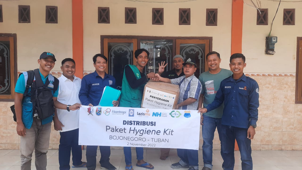 Hygiene Kit Dibagikan ke 577 Rumah Tangga di Bojonegoro